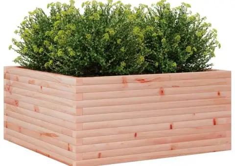 Jardinieră de grădină, 100x100x46 cm, lemn masiv Douglas - 4/5