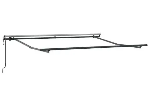 Copertina retractabilă automat, maro, 300x250 cm - 5/5