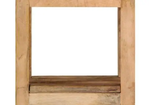 Masă laterală, 40 x 30 x 40 cm, lemn masiv de mango nefinisat - 2/5