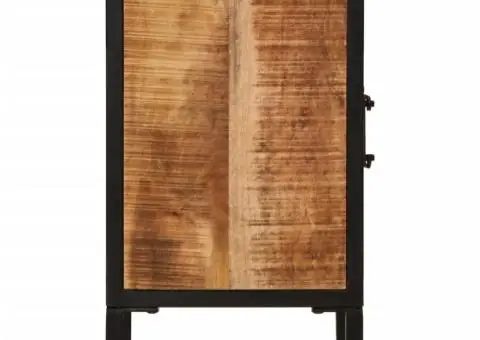 Dulap de pat, 40x30x52,5 cm, lemn masiv de mango brut - 4/5