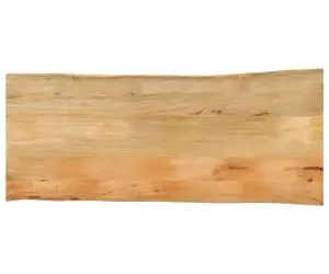 vidaXL Blat masă cu margini, 140x60x3,8 cm, lemn masiv mango
