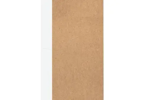 Dulap înalt, alb, 80x35x180 cm, lemn prelucrat - 5/5