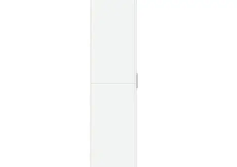 Dulap înalt, alb, 70x35x180 cm, lemn prelucrat - 4/5