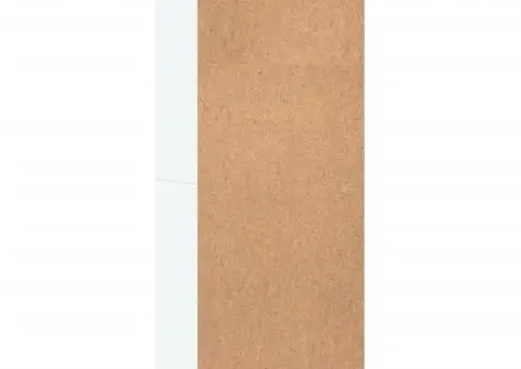 Dulap înalt, alb, 70x35x180 cm, lemn prelucrat - 5/5