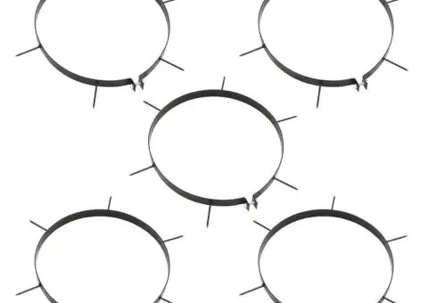 Tăvălug gazon de grădină cleme de aerisire negru 42 L fier/oțel - 4/5