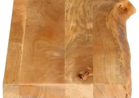 Blat de masă contur organic 70x40x2,5 cm lemn masiv de mango - 4/5