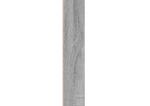 Dulap cu vitrină, sonoma gri, 100x8,5x58 cm, lemn prelucrat - 5/5