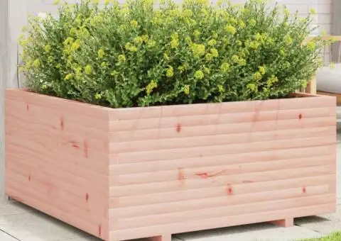 Jardinieră de grădină, 100x100x49,5 cm, lemn masiv Douglas - 1/5