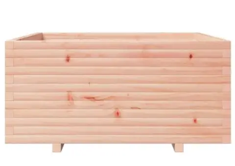 Jardinieră de grădină, 100x100x49,5 cm, lemn masiv Douglas - 5/5