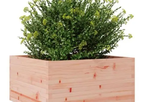 Jardinieră de grădină, 90x90x49,5 cm, lemn masiv Douglas - 4/5