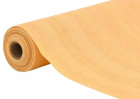 Plasă protecție intimitate, nisipiu, 1x25 m, HDPE, 150 g/m² - 5/5