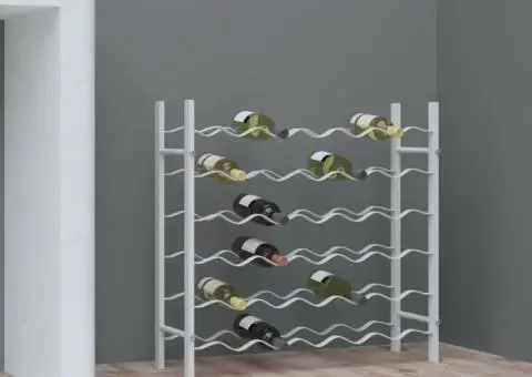 Suport sticle de vin pentru 36 sticle, metal - 1/5