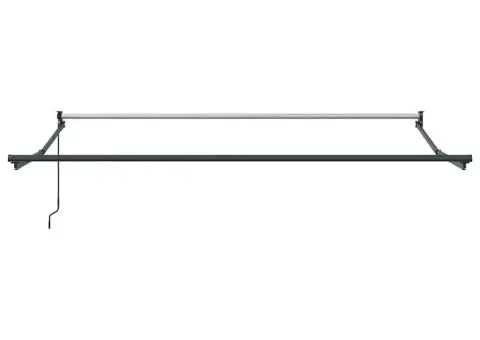 Copertină retractabilă manual, maro, 300x250 cm - 5/5