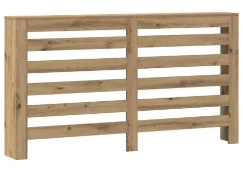 Mască pentru calorifer stejar artizanal 149x20x82 cm lemn - 2/5
