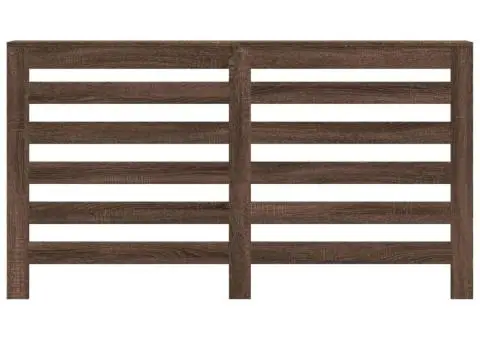 Mască pentru calorifer stejar maro 149x20x82 cm lemn prelucrat - 3/5