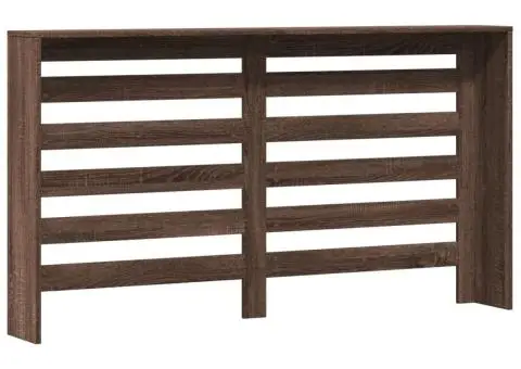 Mască pentru calorifer stejar maro 149x20x82 cm lemn prelucrat - 5/5