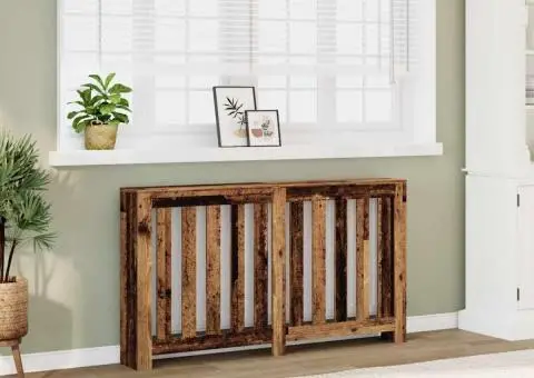 Mască pentru calorifer, lemn vechi, 149x20x82cm, lemn prelucrat - 1/5