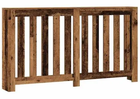 Mască pentru calorifer, lemn vechi, 149x20x82cm, lemn prelucrat - 2/5