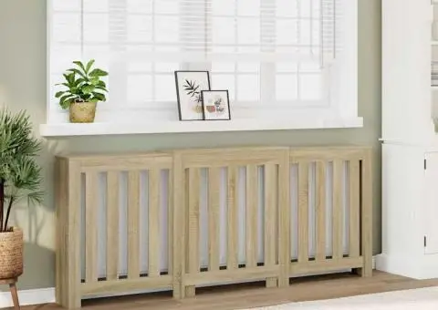 Mască pentru calorifer stejar sonoma 205x21,5x83,5 cm lemn - 1/5