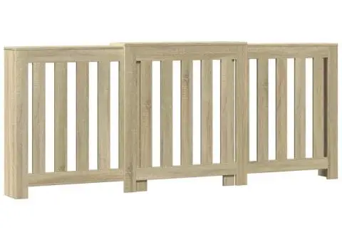Mască pentru calorifer stejar sonoma 205x21,5x83,5 cm lemn - 2/5