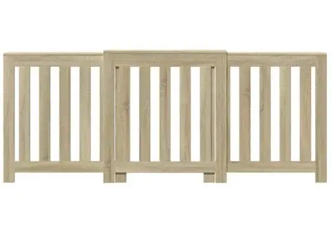Mască pentru calorifer stejar sonoma 205x21,5x83,5 cm lemn - 3/5