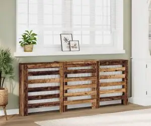 vidaXL Mască pentru calorifer lemn vechi 205x21,5x83,5 cm lemn