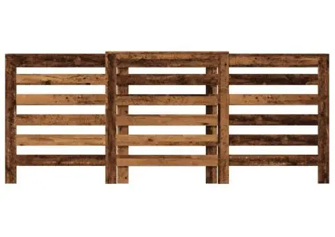 Mască pentru calorifer lemn vechi 205x21,5x83,5 cm lemn - 3/5
