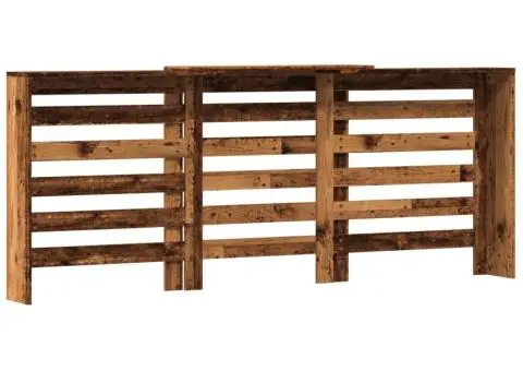 Mască pentru calorifer lemn vechi 205x21,5x83,5 cm lemn - 5/5