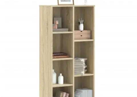 Bibliotecă, stejar sonoma, 50x25x105 cm, lemn prelucrat - 1/5