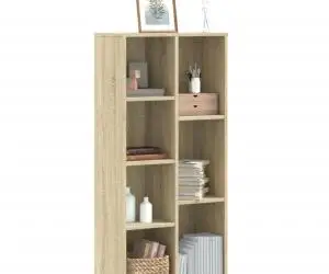 vidaXL Bibliotecă, stejar sonoma, 50x25x105 cm, lemn prelucrat