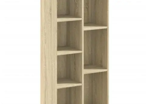 Bibliotecă, stejar sonoma, 50x25x105 cm, lemn prelucrat - 2/5