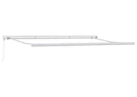 Copertină retractabilă manual, maro, 400x300 cm - 5/5