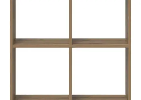 Bibliotecă, stejar artizanal, 68,5x32x75 cm, lemn prelucrat - 4/5