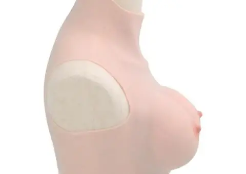 Bust cu sâni din silicon cupă E, culoare caucazian - 4/5