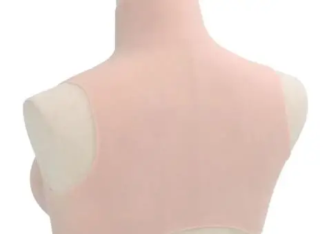 Bust cu sâni din silicon cupă E, culoare caucazian - 5/5