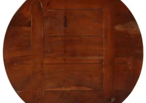 Blat de masă rotund, Ø 50x1,5 cm, lemn masiv reciclat - 5/5