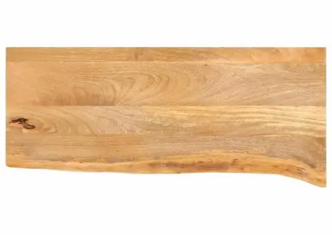 Blat de masă contur organic 70x20x2,5 cm lemn masiv de mango - 1/5