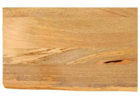Blat de masă contur organic 50x20x2,5 cm lemn masiv de mango - 1/5