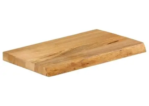 Blat de masă contur organic 50x20x2,5 cm lemn masiv de mango - 2/5