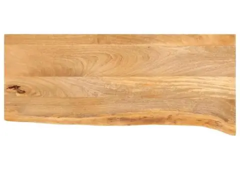 Blat de masă contur organic 70x30x2,5 cm lemn masiv de mango - 1/5