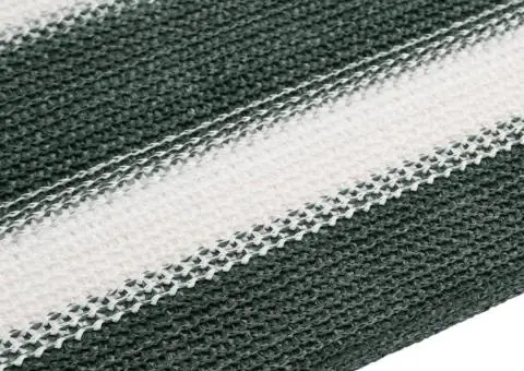 Plasă protecție intimitate, verde/alb, 1x10 m, HDPE, 75 g/m² - 5/5