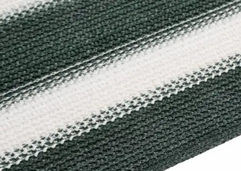 Plasă protecție intimitate, verde/alb,1,5x25 m, HDPE, 150 g/m² - 5/5