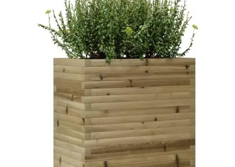 Jardinieră de grădină, 70x40x72 cm, lemn de pin impregnat - 4/5