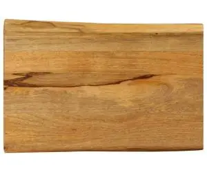 vidaXL Blat masă cu margini naturale, 50x40x2,5 cm, lemn masiv mango