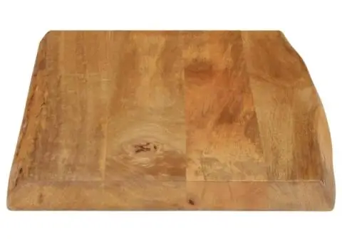 Blat masă cu margini naturale, 50x40x2,5 cm, lemn masiv mango - 4/5