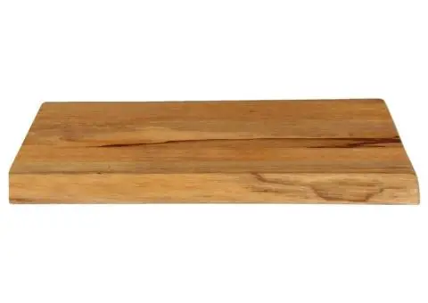 Blat masă cu margini naturale, 70x40x2,5 cm, lemn masiv mango - 3/5