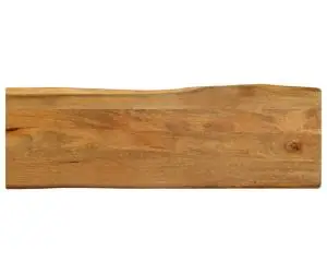 vidaXL Blat masă cu margini naturale, 120x40x2,5 cm, lemn masiv mango