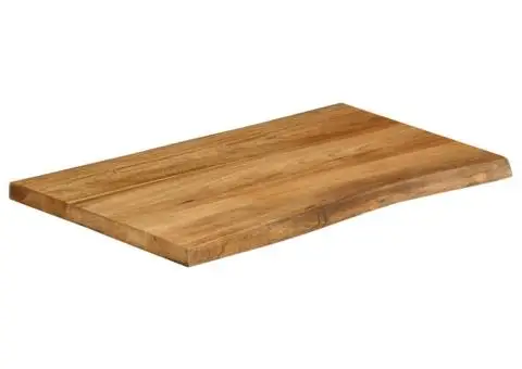 Blat masă 80x60x2,5 cm lemn masiv mango - 2/5