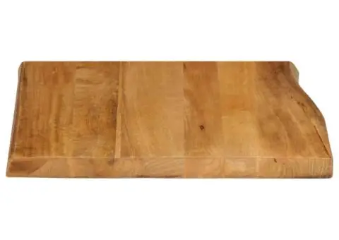 Blat Masa 80x80x2,5 cm Live Edge Lemn Masiv Mango - 3/5