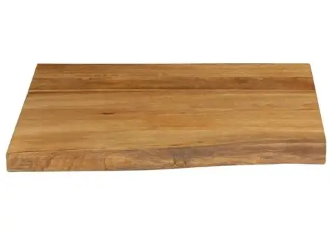 Blat Masa 80x80x2,5 cm Live Edge Lemn Masiv Mango - 4/5